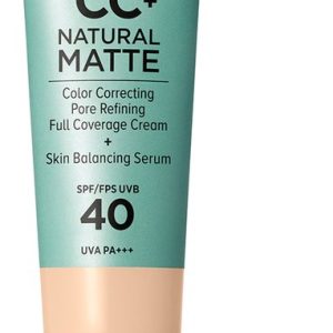It Cosmetics Your Skin But Better CC+ Natural Matte SPF40 Fond de Teint – Finition Mate et Éclatante – Fair – 32ml