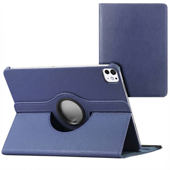 iMoshion 360 ° Rotating Bookcase iPad Air (2020) / Pro 11 (iMoshion - Dark Blue