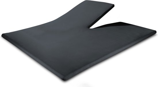 Hoeslaken Splittopper Jersey 160 gr. 160x220 - Anthracite
