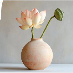 Lotus dans un vase simple – Affiche de jardin de Lotus – Tableaux de jardin fleur – Nature morte – Affiche de clôture – Décoration de jardin – Affiche de jardin 60×40 cm Lotus dans un vase simple – Affiche de jardin de Lotus – Tableaux de jardin fleur – Nature morte – Affiche de clôture – Décoration de jardin – Affiche de jardin 60×40 cm