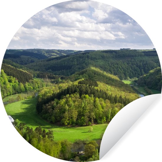 Graf du géant dans les Ardennes Sticker mural cercle mural 100×100 cm / cercle papier peint / cercle mural / cercle vivant – autocollant & coupe ronde Graf du géant dans les Ardennes Sticker mural cercle mural 100×100 cm / cercle papier peint / cercle mural / cercle vivant – autocollant & coupe ronde
