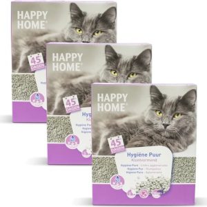 Happy Home Solutions Ultra Hygienic Pure – Litière pour chat – 3 x 10 l Happy Home Solutions Ultra Hygienic Pure – Litière pour chat – 3 x 10 l