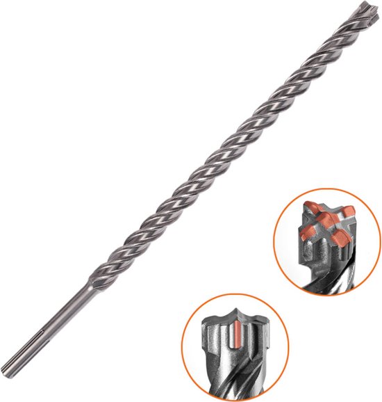 Marteau perforateur SDS MAX 25 x 800 / 920mm, 4 taillants ''PROJAHN''