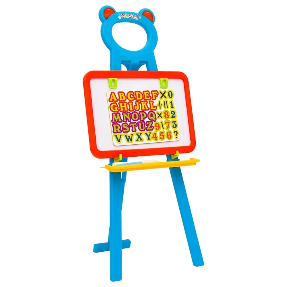 2-1 Children Easel with Chalkboard and Whiteboard 2-1 Children Easel with Chalkboard and Whiteboard