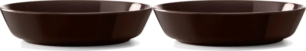 2er Set Collective Teller tief D20cm mocha 2er Set Collective Teller tief D20cm mocha