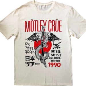 Motley Crue – Dr. T-shirt Homme Feelgood Japanese Tour ’90 – L – Crème Motley Crue – Dr. T-shirt Homme Feelgood Japanese Tour ’90 – L – Crème