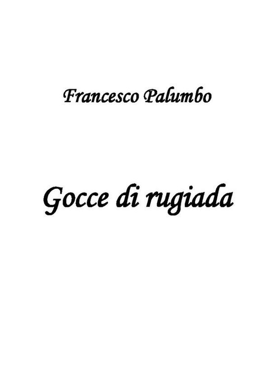 Gocce di RugiadaEbook