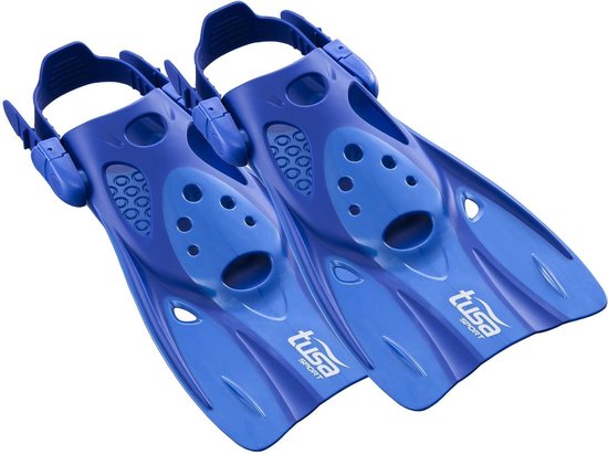 Palmes de snorkel compactes TUSA SPORT - Bleu - Taille L (42-49)