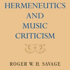 Hermeneutics and Music CriticismEbook