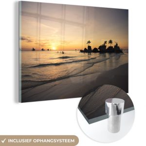 MuchoWow® Peinture sur Verre – Coucher de Soleil sur l’Ile de Boracay aux Philippines – 30×20 cm – Peintures sur Verre Acrylique – Photo sur Glas MuchoWow® Peinture sur Verre – Coucher de Soleil sur l’Ile de Boracay aux Philippines – 30×20 cm – Peintures sur Verre Acrylique – Photo sur Glas