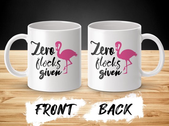 Mug Flamingo Drôle, Cadeau Zéro Vol, Café Original, Mug Sarcasme, Mug Oiseau Pink , Verres Tropical, Flamingo