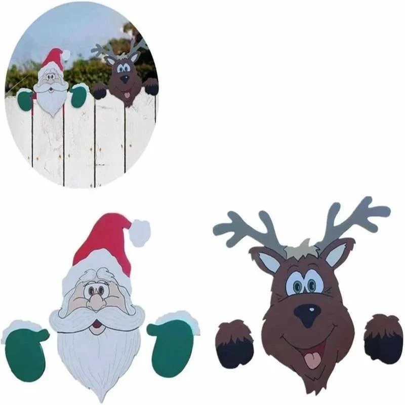 Décoration de Clôture sur le Thème de Noël – Image 2