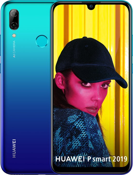 Huawei P Smart 2019 15,8 cm (6.21") Double SIM Android 9.0 4G 3 Go 64 Go 3400 mAh Bleu