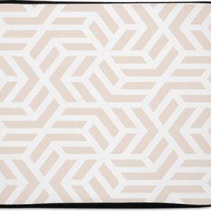 Housse pour ordinateur portable – Housse pour ordinateur portable – Motifs – Abstrait – Beige – Ordinateur portable – 17 pouces – Sacs pour ordinateur portable