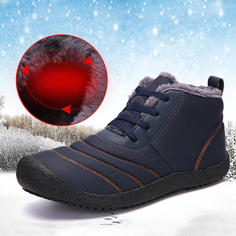 Bottines de Neige Antidérapantes Doublées Chaudes Hiver – Image 2