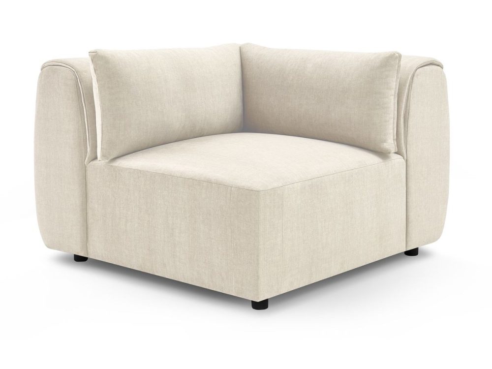 Angle pour canape modulable JEANNE tissu velours