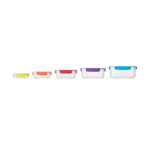 Set de 5 boites de conservation Nest Lock multicolores avec couvercles Joseph Joseph – Image 2