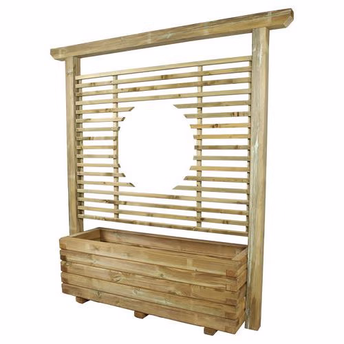 Jardinière Morgat 200 x 50 x 209 cm pin Mobextan