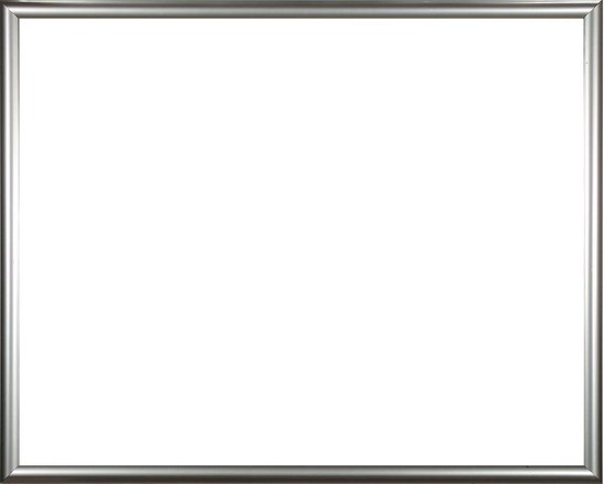 Homedecoration Biggy - Cadre photo - Format photo - 24 x 43 cm - Plastique - Argent Cadre photo en plastique Biggy