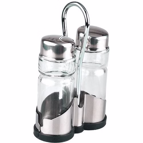 Ménagère deux pièces sel et poivre Luxus