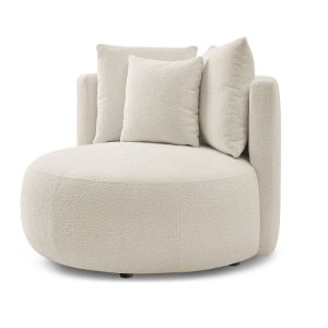 Fauteuil CESAR tissu bouclette Fauteuil CESAR tissu bouclette
