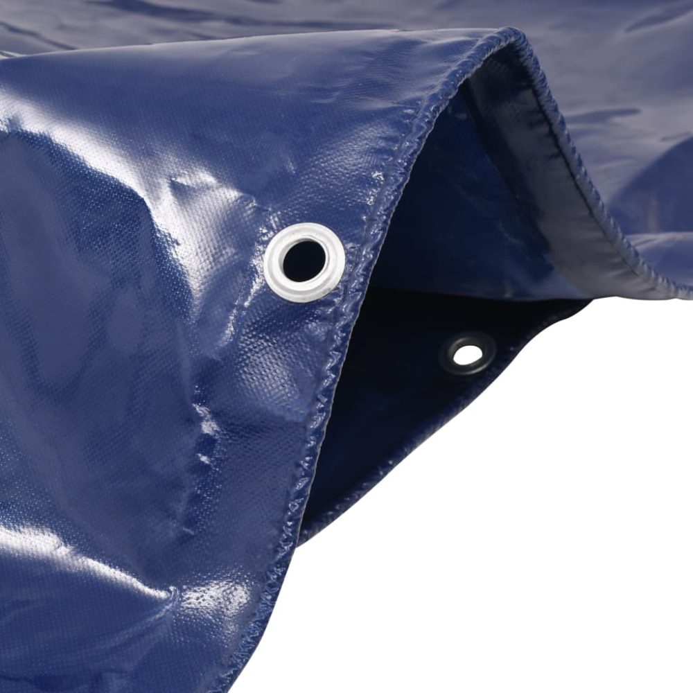 Tarpaulin 650 g/m² 1.5x6 m Blue – Image 2