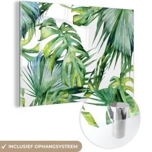 MuchoWow® Peinture sur verre 120×80 cm – Peinture sur verre acrylique – Monstera – Motif – Aquarelle – Filles – Enfants – Garçons – Kids – Photo sur verre – Peintures MuchoWow® Peinture sur verre 120×80 cm – Peinture sur verre acrylique – Monstera – Motif – Aquarelle – Filles – Enfants – Garçons – Kids – Photo sur verre – Peintures