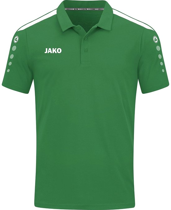 Jako Power Polo Hommes - Vert Sport | Taille : L