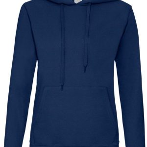 Fruit Of The Loom Sweat-shirt coupe femme femme avec capuche / sweat à capuche (Marine) Fruit Of The Loom Sweat-shirt coupe femme femme avec capuche / sweat à capuche (Marine)