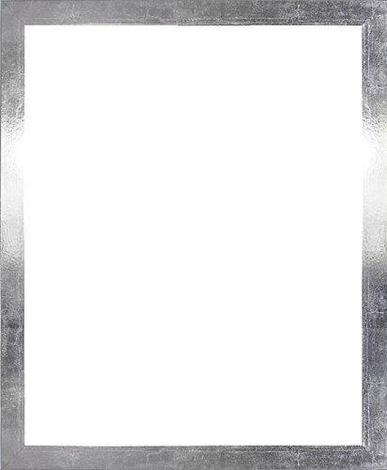 Homedecoration Misano - Cadre photo - Format photo - 54 x 94 cm - Rétro argent brillant