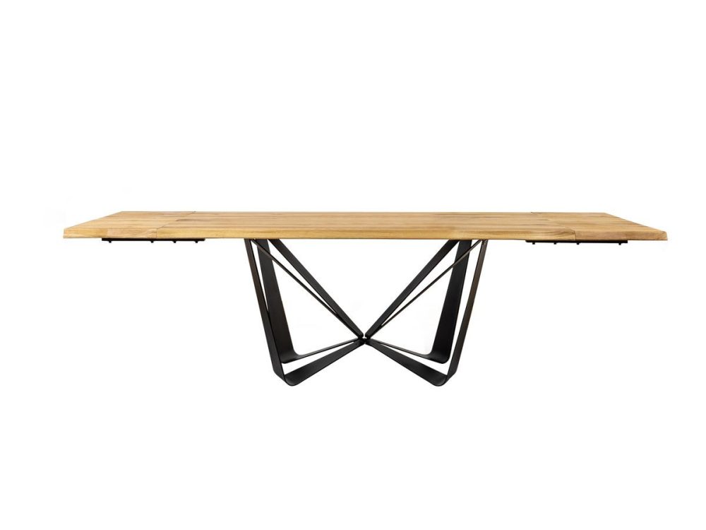 Table a manger extensible 200 a 280 cm ARWEN chene massif