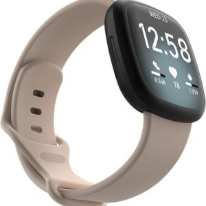 KELERINO. Bracelet Siliconen – Fitbit Versa 3 / Sense – Rose clair – Grand KELERINO. Bracelet Siliconen – Fitbit Versa 3 / Sense – Rose clair – Grand