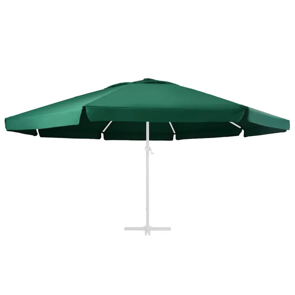 Replacement Fabric for Outdoor Parasol Green 610 cm – Image 3