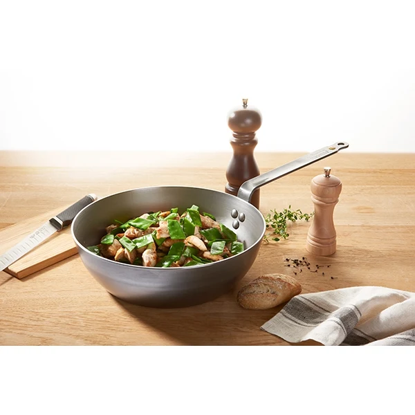 Sauteuse paysanne acier Minéral B 24 cm De Buyer – Image 2