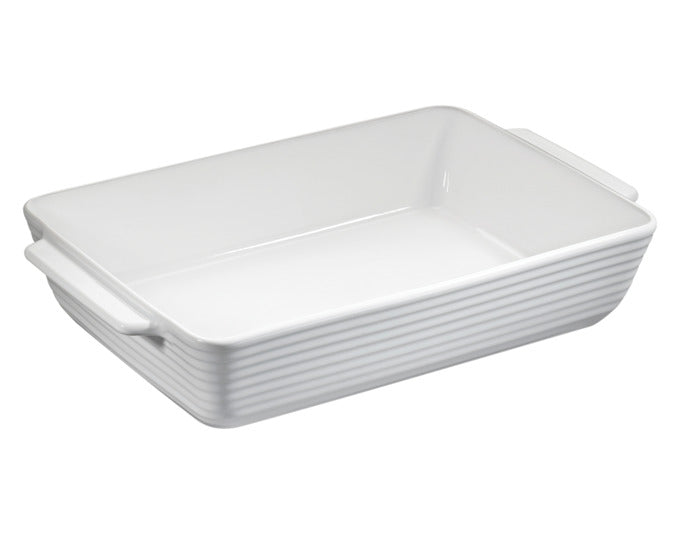 KÜCHENPROFI Gratinform Burgund rechteckig 40 cm weiss