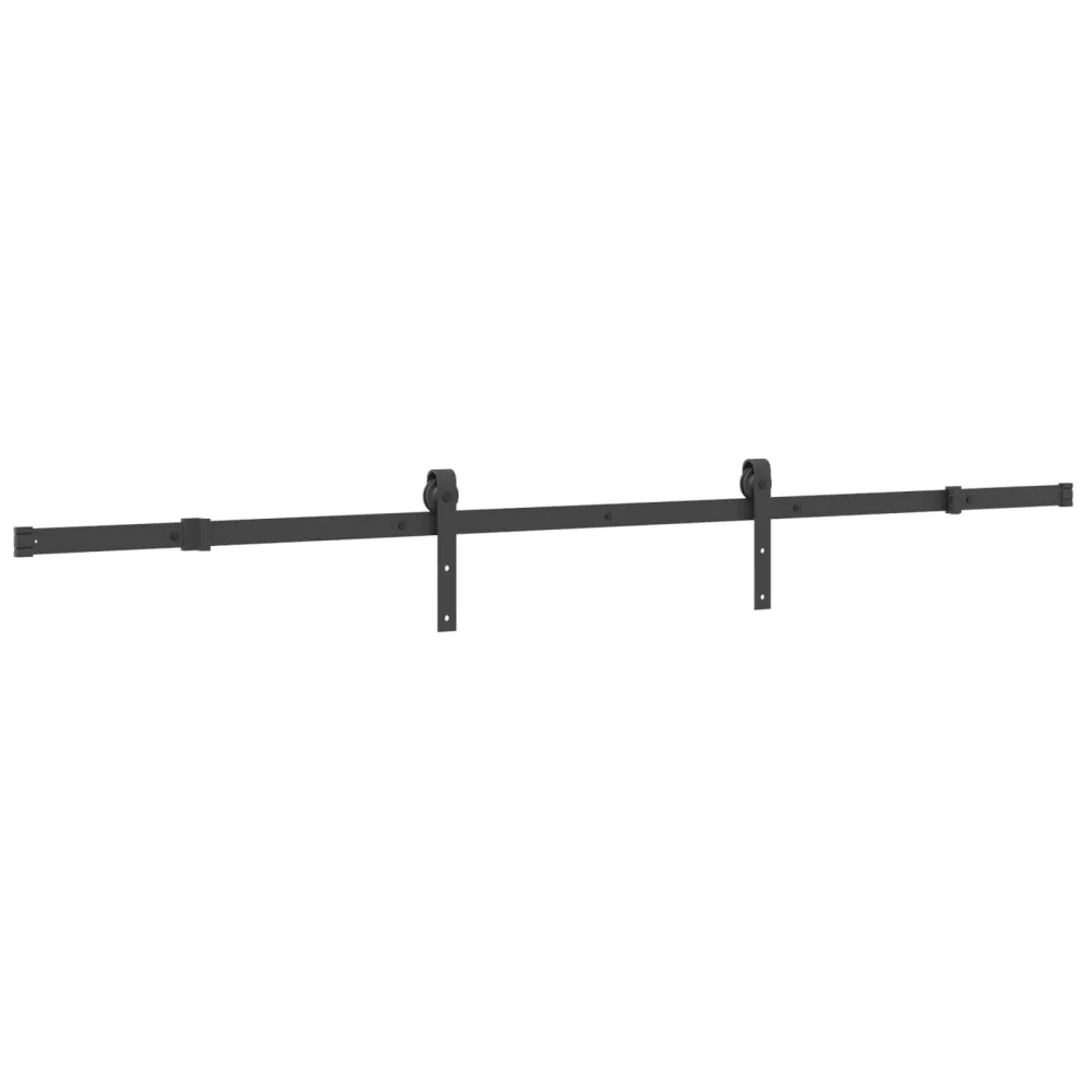 Sliding Door NARVIK Natural and Black 80 x 210 cm (213.5 cm) – Image 3