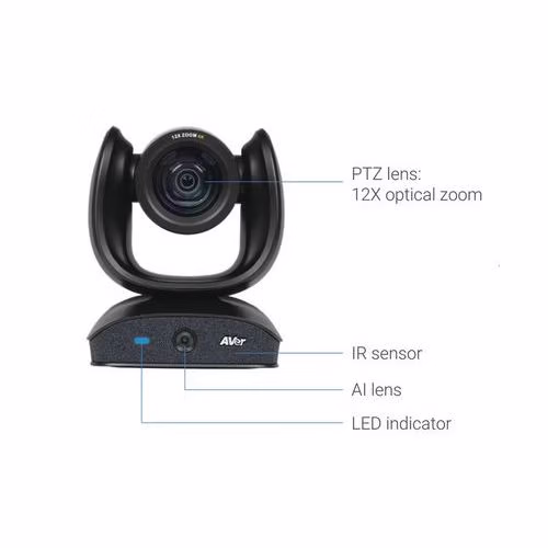 Caméra PTZ CAM570 double objectif 4K à suivi audio