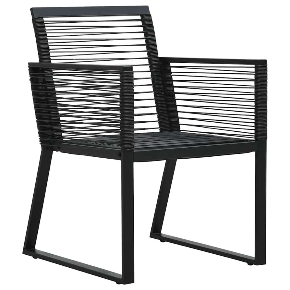 Outdoor Chair | Set of 2 | Minimalistic | Garden Chairs | Rectangular – Image 2