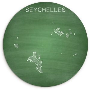 Illustration des Seychelles sur un tableau noir Plaque murale en plastique ⌀ 30 cm – impression photo sur cercle mural / cercle vivant (décoration murale) Illustration des Seychelles sur un tableau noir Plaque murale en plastique ⌀ 30 cm – impression photo sur cercle mural / cercle vivant (décoration murale)