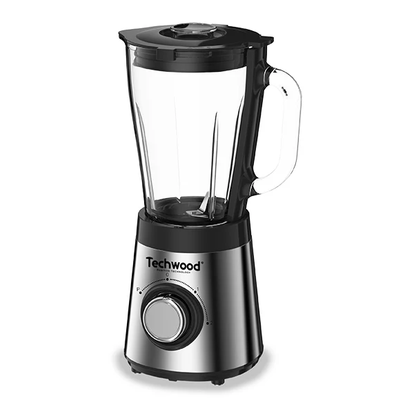 Blender inox bol en verre double sécurité 1,5 L Techwood – Image 2