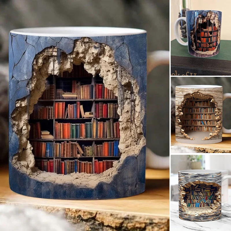 Tasse de bibliothèque 3D Note