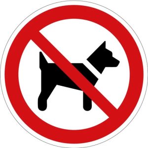 Panneau « Interdit aux Chiens » – P021 – Dibond – 20 cm Panneau « Interdit aux Chiens » – P021 – Dibond – 20 cm