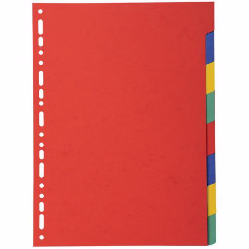 Intercalaires carte marbrée 220g 8 positions – Image 2