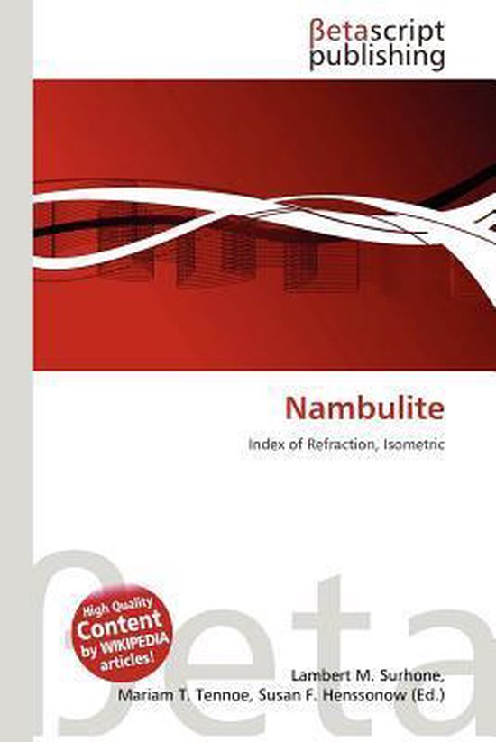Nambulite Index of Refraction, Isometric