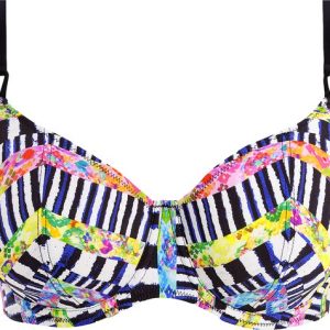 Freya Electro Rave UW Plunge Bikini Top Haut de bikini pour femme – Taille 80H Freya Electro Rave UW Plunge Bikini Top Haut de bikini pour femme – Taille 80H