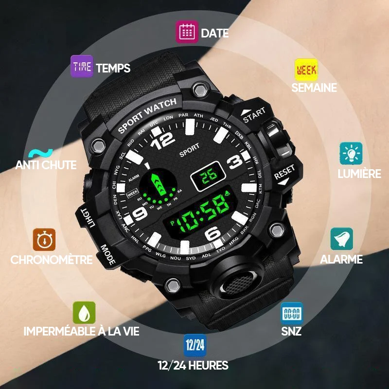 Montre électronique multifonction pour l'extérieur – Image 2