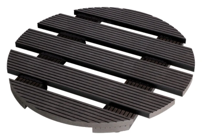 SIENA GARDEN Pflanzenroller WPC ø 30 cm anthrazit