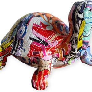 Gilde Handwerk – Sculpture – Sculpture – Tortue – Polyrésine – Streetart – Multicolore – 21x14x11cm Gilde Handwerk – Sculpture – Sculpture – Tortue – Polyrésine – Streetart – Multicolore – 21x14x11cm