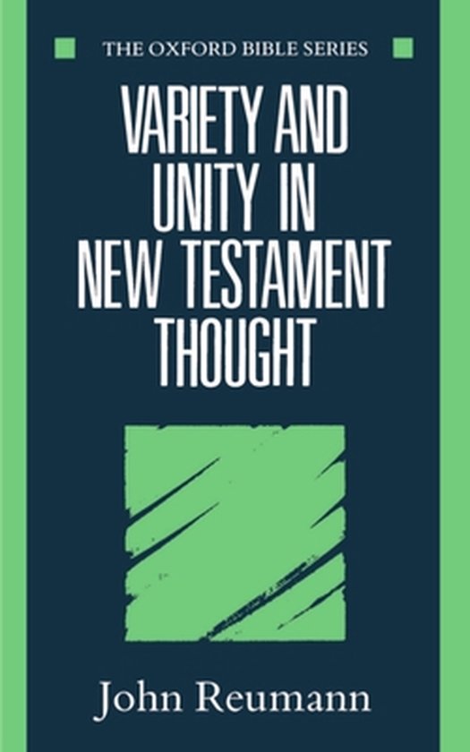 ISBN Variety and Unity in New Testament Thought, Anglais, Couverture rigide, 344 pages