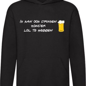 Je peux aussi boire sans m’amuser | blague | drôle | fou | Bière | biberonner | Unisexe | Pull | Sweat | Hoodie | Capuche | Noir Je peux aussi boire sans m’amuser | blague | drôle | fou | Bière | biberonner | Unisexe | Pull | Sweat | Hoodie | Capuche | Noir